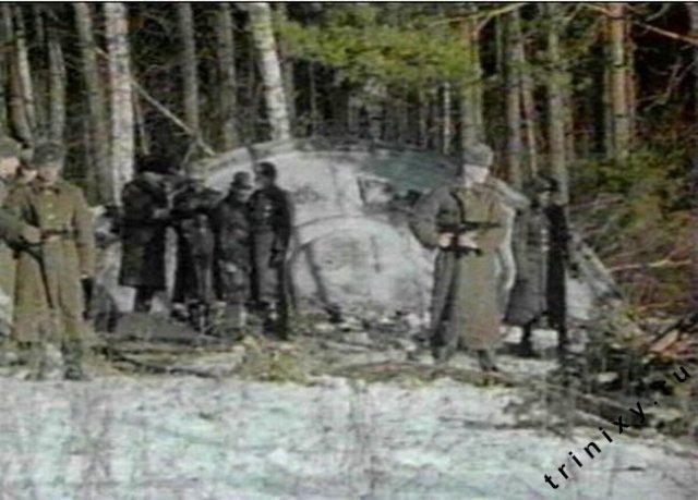 Konon,
<br /> tahun 1968, UFO jatuh di sebuah hutan di wilayah kekuasaan  Uni Soviet.
<br /> Mayat alien kabarnya sempat dikeluarkan dari pesawat dan  diotopsi. 
<br />Sayangnya info tentang ini sangat rahasia/sumber  
<br />foto:http://www.zamandayolculuk.com/cetinbal/russiaufocrash.htm